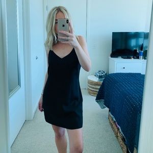 J. Crew Mini Black Racerback Dress Size 0